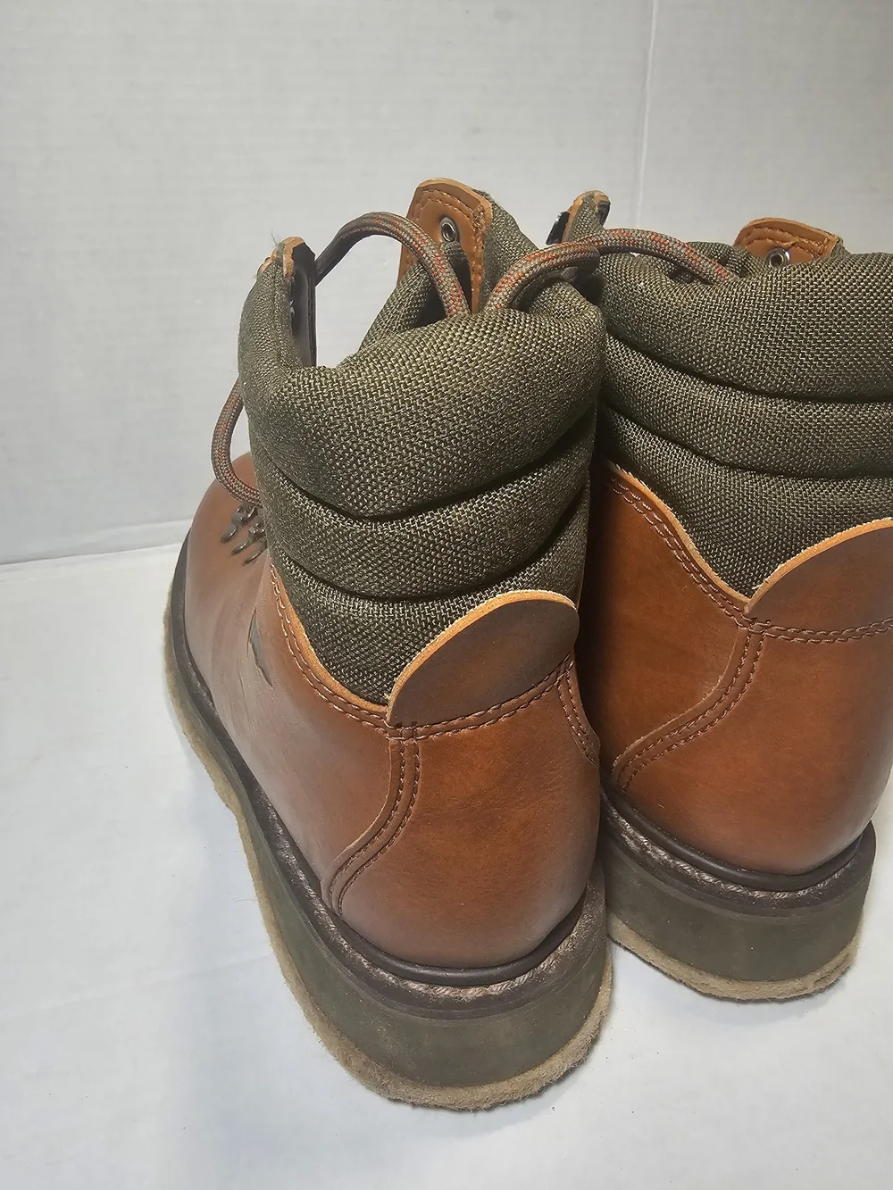 Simms Men's Brown Leather Hiking Boots Size 7
